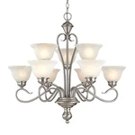 Nib Classy Millennium Lighting Devonshire 29"X28" 9-LITE Chandelier ( 679 Sn/sm). Fixed Price $329.95.