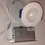 Halo 4" Led Recessed Downlight Gimbal Selectable Cct Dimmable RA4LS9FSD2W1EWHDM. Fixed Price $11.79.