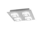 Hampton Bay Garfield Led Brushed Aluminum Square Track Flush Mount Ceiling Light. Fixed Price $19.95.