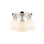 Innovations Lighting 410-3F-11-20 Newton Bell Flush White. Fixed Price $359.04.