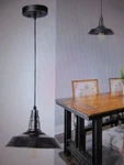 Lnc Farmhouse 1-LIGHT Rust Black Barn Pendant With Metal Shade. Fixed Price $28.45.