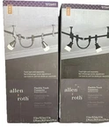 2 Pack Allen + Roth Flexible Track Connectors Brushed Nickel Finish 18. Fixed Price $12.76.