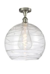 Innovations Lighting 516-1C-17-14 Athens Semi-flush Deco Brushed Satin. Fixed Price $321.20.