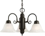 514463 Millbridge Traditional Indoor Dimmable Chandelier With Alabaster Glass Sh. Fixed Price $135.99.