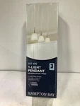 Hampton Bay 1-LIGHT Brushed Nickel Mini Pendant (3 Pack) 387 495. Fixed Price $14.95.