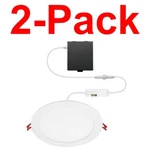 Commercial Electric 2-PACK 8 In. Round Ultra Slim Selectable Cct Recessed Light. Fixed Price $34.29.