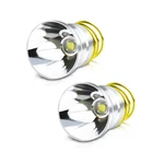 2 Pack Led Flashlight Replacement Bulb, Single Lighting Mode White Light, 10W.... Fixed Price $31.67.