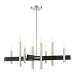 Livex Lighting 49348 Denmark 28"W Chandelier - Nickel. Fixed Price $531.96.