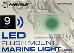 New Heise HE-FMML1G 1.5"X3" Green Flush Mount Aux Marine Accent Lighting Pod. Fixed Price $29.90.