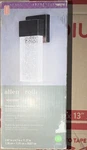 Allen + Roth Waldorf Outdoor Wall Lantern Led Aged Bronze Glass 2.87X4.7X11.37IN. Fixed Price $65.00.