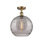 Innovations Lighting 516-1C-15-12 Athens Semi-flush Deco Brass. Fixed Price $288.20.