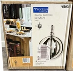 Progress Lighting Equinox Collection Three-light Foyer Pendant, Antique Bronze. Fixed Price $39.95.