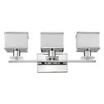 Trilluminate Contemporary 3 Light Chrome Finish White Opal Glass Bath Vanity.... Fixed Price $79.48.