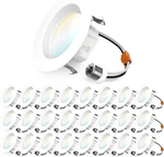 Sunco 24 Pack Led Recessed Lights, Retrofit Can Inch, White. Fixed Price $89.96.