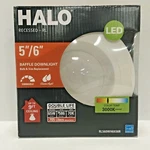 Halo 5"/6" White Integrated Led Recessed Ceiling Light, 3000K 65W, Dimmable. Fixed Price $11.99.