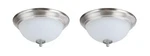 Aspen Creative 63017-12 Led Dimmable Light 11" Diameter, Satin Nickel. Fixed Price $36.85.