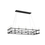 Kichler Rosalind 12 Light Linear Chandelier, Black - 52492BK. Fixed Price $2314.99.