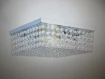 Elegant Designs 12 In. Light Elipse Chrome Square Flush Mount. Fixed Price $37.95.
