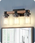 Edishine Farmhouse Vanity Lights 3-LIGHT Bathroom Fixtures Ove.... Fixed Price $74.10.