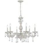 Crystorama 5036-AW-CL-MWP Paris Market Chandelier Antique White. Fixed Price $659.02.