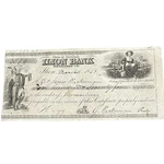 1859 Union Bank Herkimer Ny Obsolete Check $574 Antique Engraved Draft. Fixed Price $34.95.