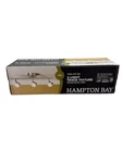 Hampton Bay 3-LIGHT Brushed Nickel Semi-flushmount Led Fixed Track Lighting. Fixed Price $35.00.
