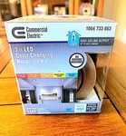 Commercial Electric Premium Downlight 3IN Brushed Nickel Recessed Led Gimbal Kit. Fixed Price $29.99.