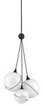 Hinkley Lighting 30304 Skye 18"W Multi Pendant - Black / Cased. Fixed Price $301.33.