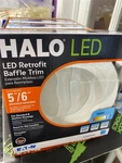 4PACK 6" Halo Led Retrofit Kit - 5000K 65W 600 Lumens RL560WH6950R. Fixed Price $19.95.