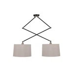 House Of Troy Uptown Light Pendant, Black/satin Nickel UP502-BLK-SN. Fixed Price $564.00.