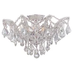 Crystorama Maria Theresa 5 Lt Clr Crystal Semi-flush, Hand Cut 4437-CH-CL-MWP. Fixed Price $598.00.