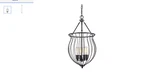 Lucid Lighting 4-LIGHT Rubbed Oil Bronze Rustic Geometric Pendant. Fixed Price $87.99.