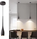 Black Pendant Light For Kitchen Island, Led Dimmable. Fixed Price $74.17.