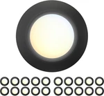 Jullison 20 Pack 6 In Black Led Disk Light 5CCT 15W Dimmable Wet Rated Etl. Fixed Price $99.99.