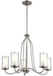 Kichler 44176CLP - 5 Light Chandelier Classic Pewter. Fixed Price $105.99.