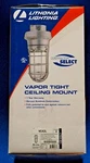 Lithonia VC42L Vapor Tight Ceiling Mount 42W Fluorescent Aluminum Light Fixture. Fixed Price $34.14.
