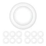 Parmida (12 Pack) 5/6 Inch Dimmable Led Disk Light Surface Flush Mount 15W, U.... Fixed Price $71.59.