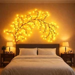 Enchanted Willow Vine Lights W/ Remote 18 Branches 144 Leds Lighted Swag. Fixed Price $36.39.