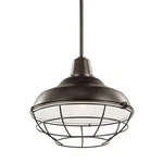 Kichler 49992 Pier 13"W Single Pendant / Semi-flush Ceiling Bronze. Fixed Price $183.99.