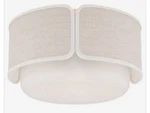 New Open Box Visual Comfort Kate Spade Eyre Flush Mount Light Natural Linen. Fixed Price $318.00.
