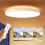Blnan Dimmable Led Flush Mount Ceiling Light Fixture With Remote Control, 12I.... Fixed Price $38.22.
