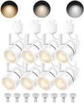 Dimmable 8PCS Led Track Lighting With Replaceable GU10 Bulbs & 3CCT Options. Fixed Price $130.99.