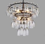 Holder Pendant Light Fixture Chandelier (wine Not Included). Fixed Price $300.00.