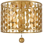 Crystorama 544-GA Layla 3 Light 15 Inch Antique Gold Flush Ceiling. Fixed Price $548.00.