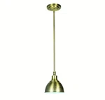 Jeremiah 35991-LB Timarron 52" Hammered Metal Mini Pendant Legacy Brass. Fixed Price $100.50.