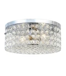 Elegant Designs 12 In. Light Ellipse Chrome Round Flush Mount, Free Shipping!. Fixed Price $57.57.