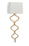 Sinuous Sconce By Regina Andrews (gold Leaf). Fixed Price $250.00.