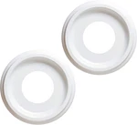 Ceiling Medallion For Light, 9-3/4-INCH Smooth White Finish Molded Plast. Fixed Price $55.99.