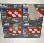 Halo 4 In. 3000K-5000K Select Cct Led White Recessed Light 16-PK 710 Lumen. Fixed Price $109.99.