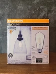 Sylvania Brookline Vintage 1901 Style Glass Pendant Ceiling Light W/ Bulb New. Fixed Price $13.87.